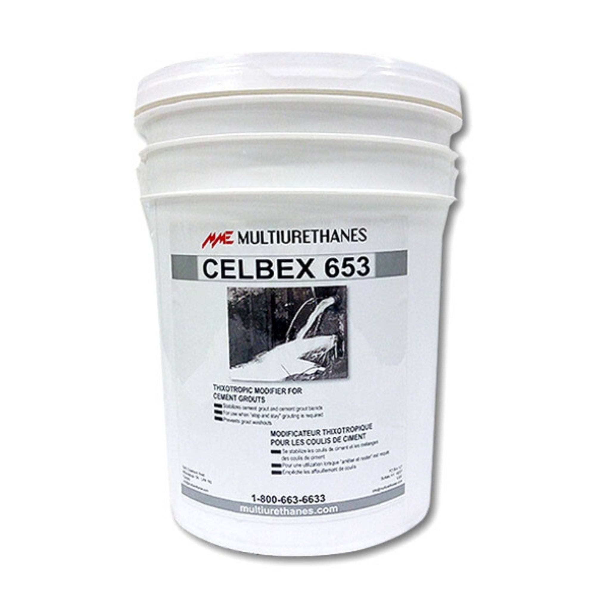 Multiurethanes Celbex 653 additive for expansive, non-shrink cement grout mixes
