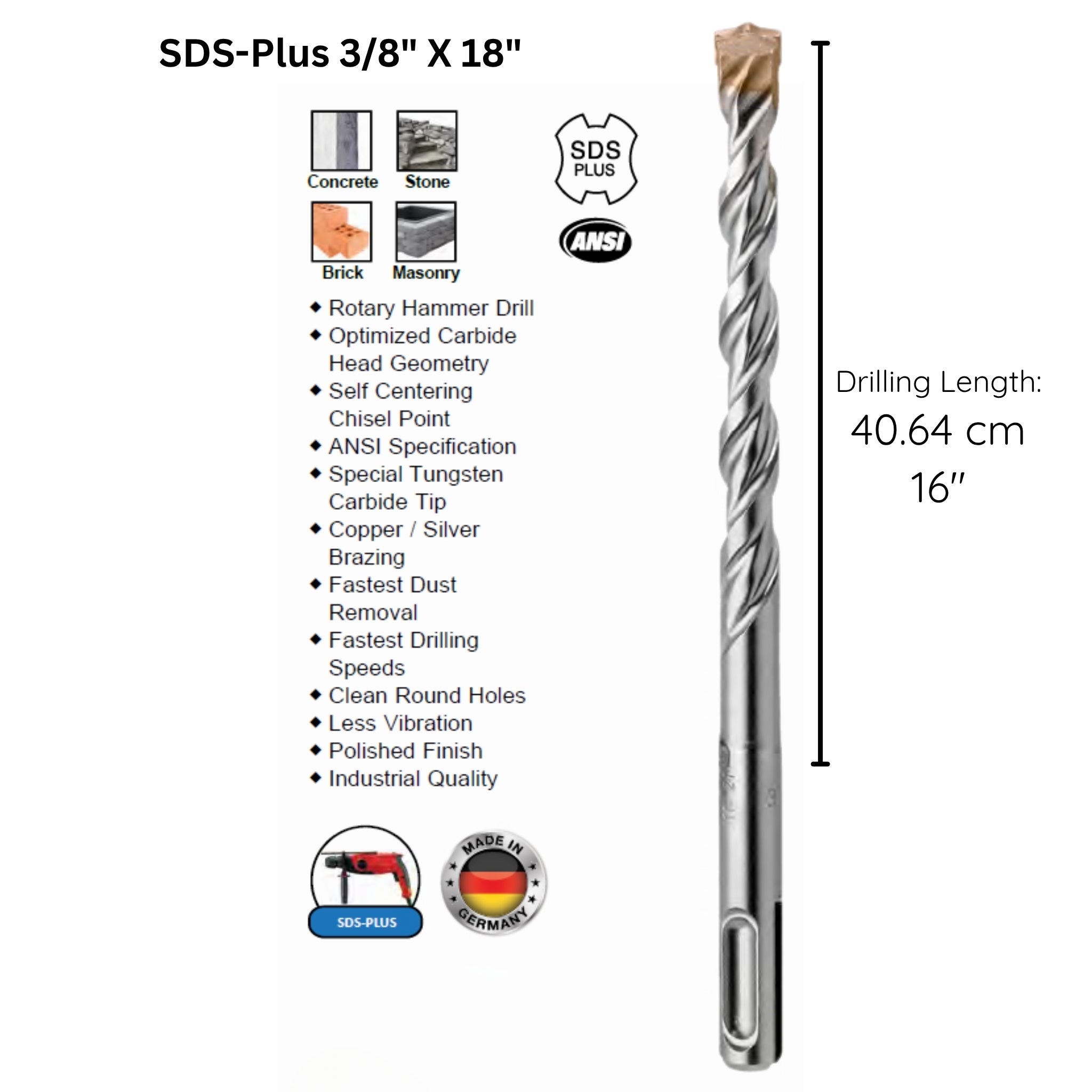 SDS-Plus Drill Bits