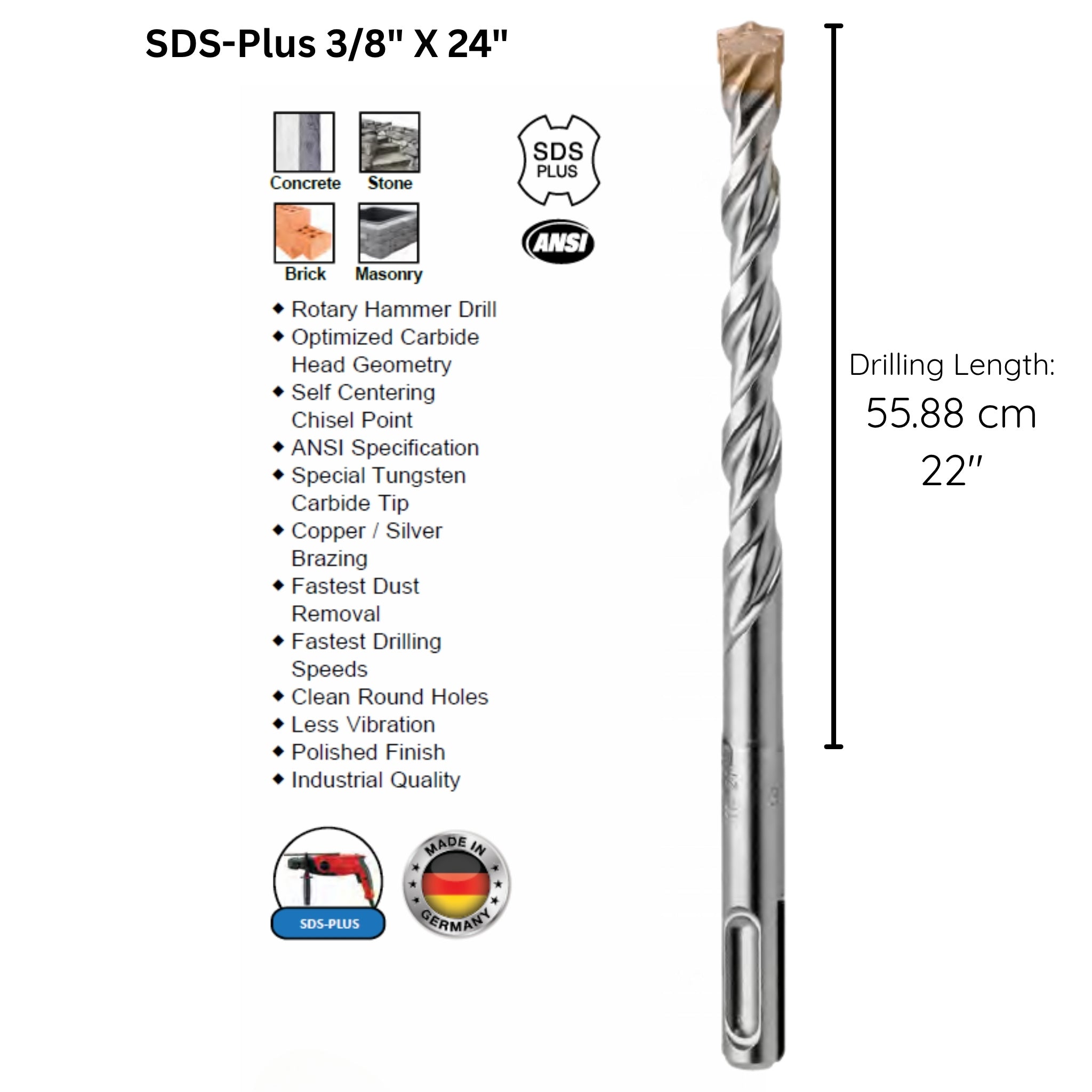 SDS-Plus Drill Bits