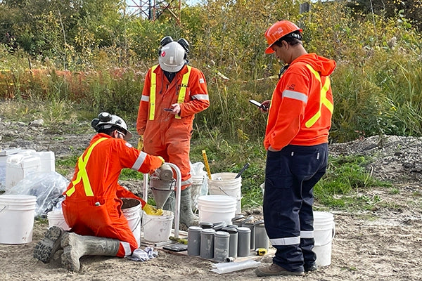 Artesian Water Control in Sampling well